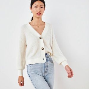 Baby alpaca wool cropped cardigan 🦙